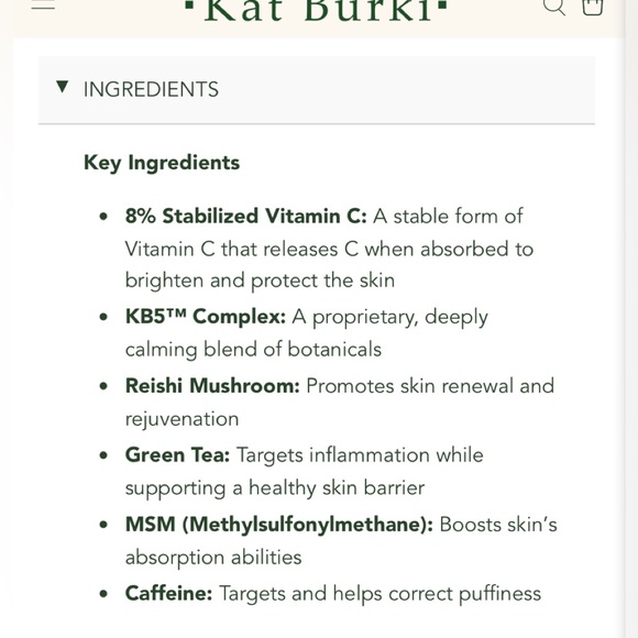 Nutrient C Eye Cream by Kat Burki (New! ) - Picture 8 of 10
